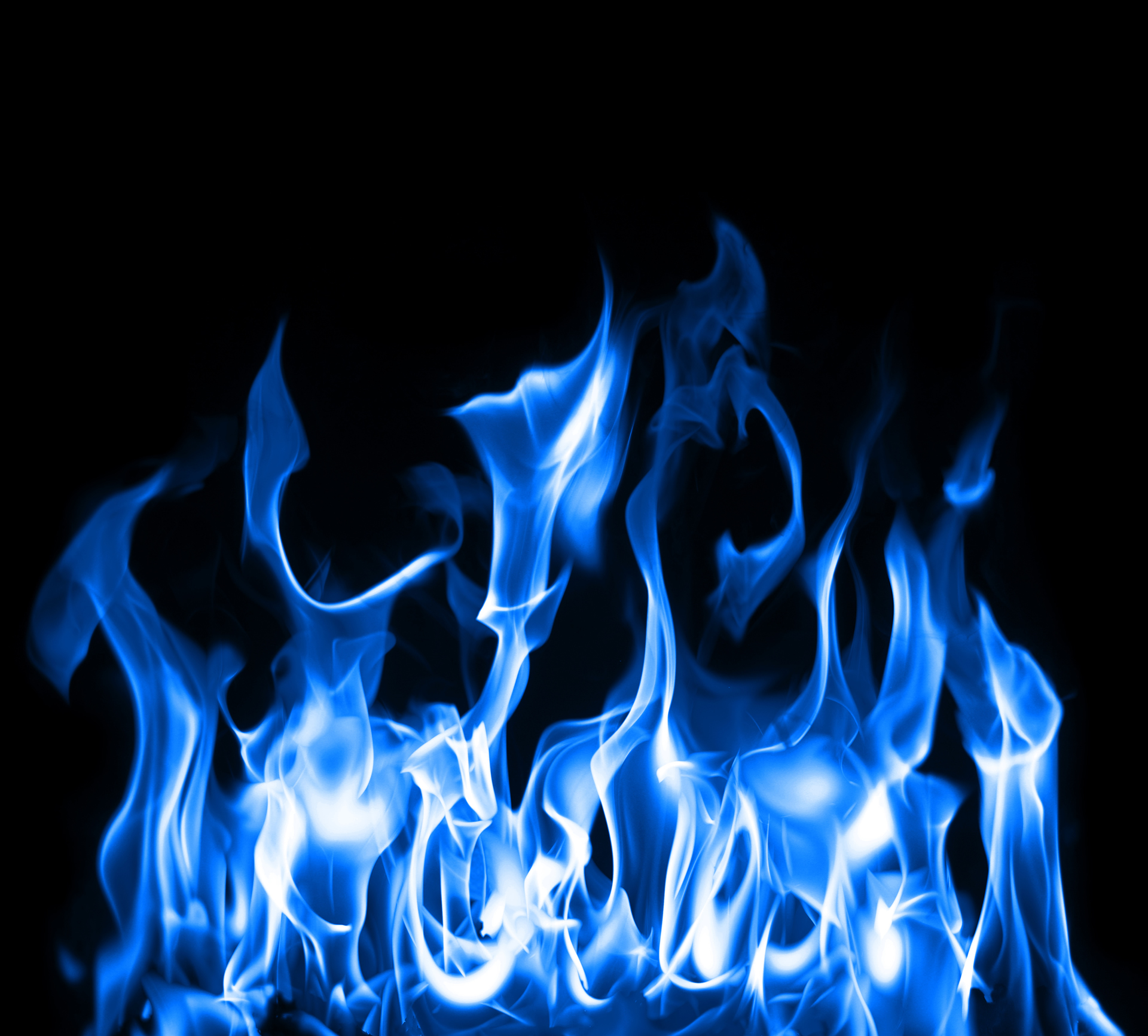 Blue Flame Skull Wallpaper Flames Sk