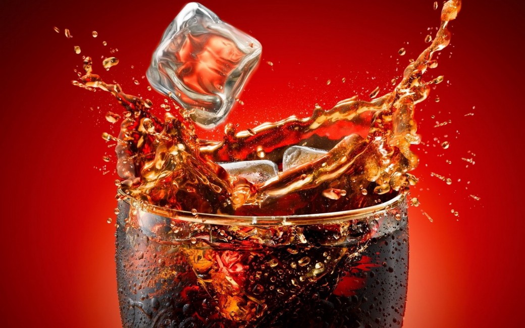 Coca Cola Ice Glass Splashes Stock Photos Image HD