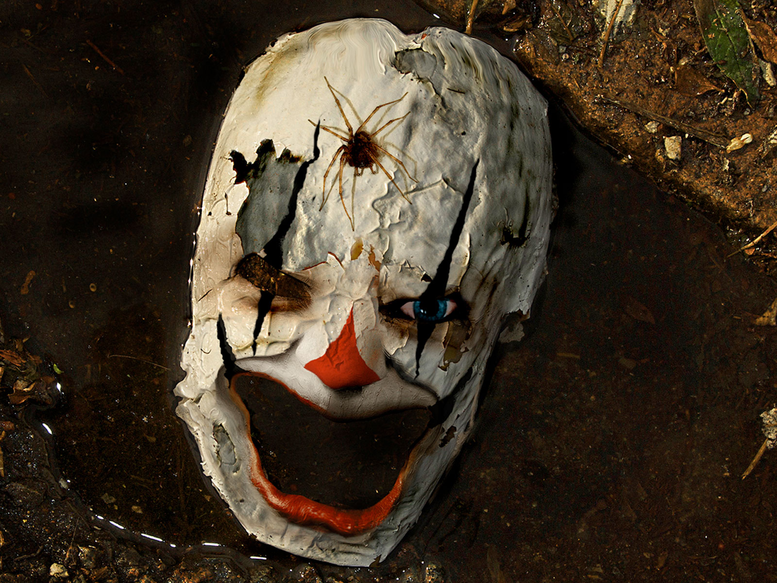 Evil Clown Mask Wallpaper