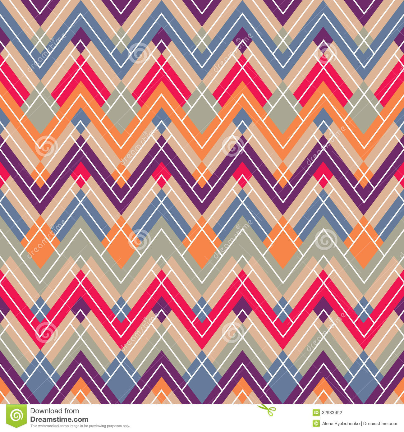 Abstract Geometric Colorful Pattern Background Stock Photography