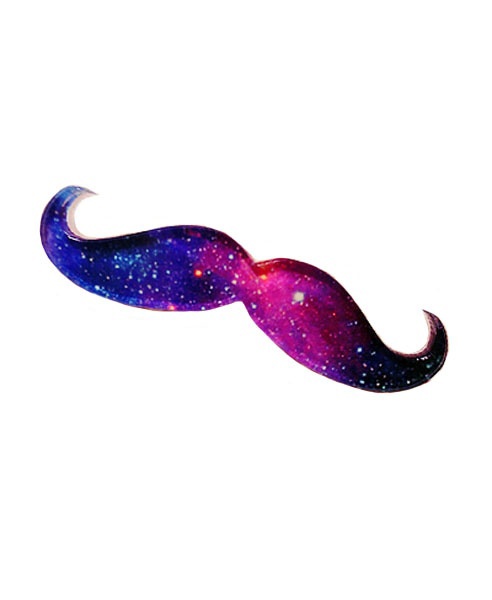 Galaxy Mustache Background Include Moustache