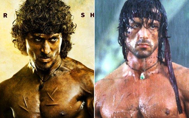 See Pic Tiger Shroff Steps Into Sylvester Stallone S