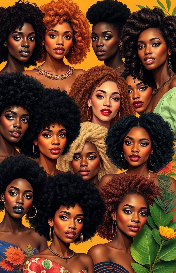Beautiful Black Women Wallpaper