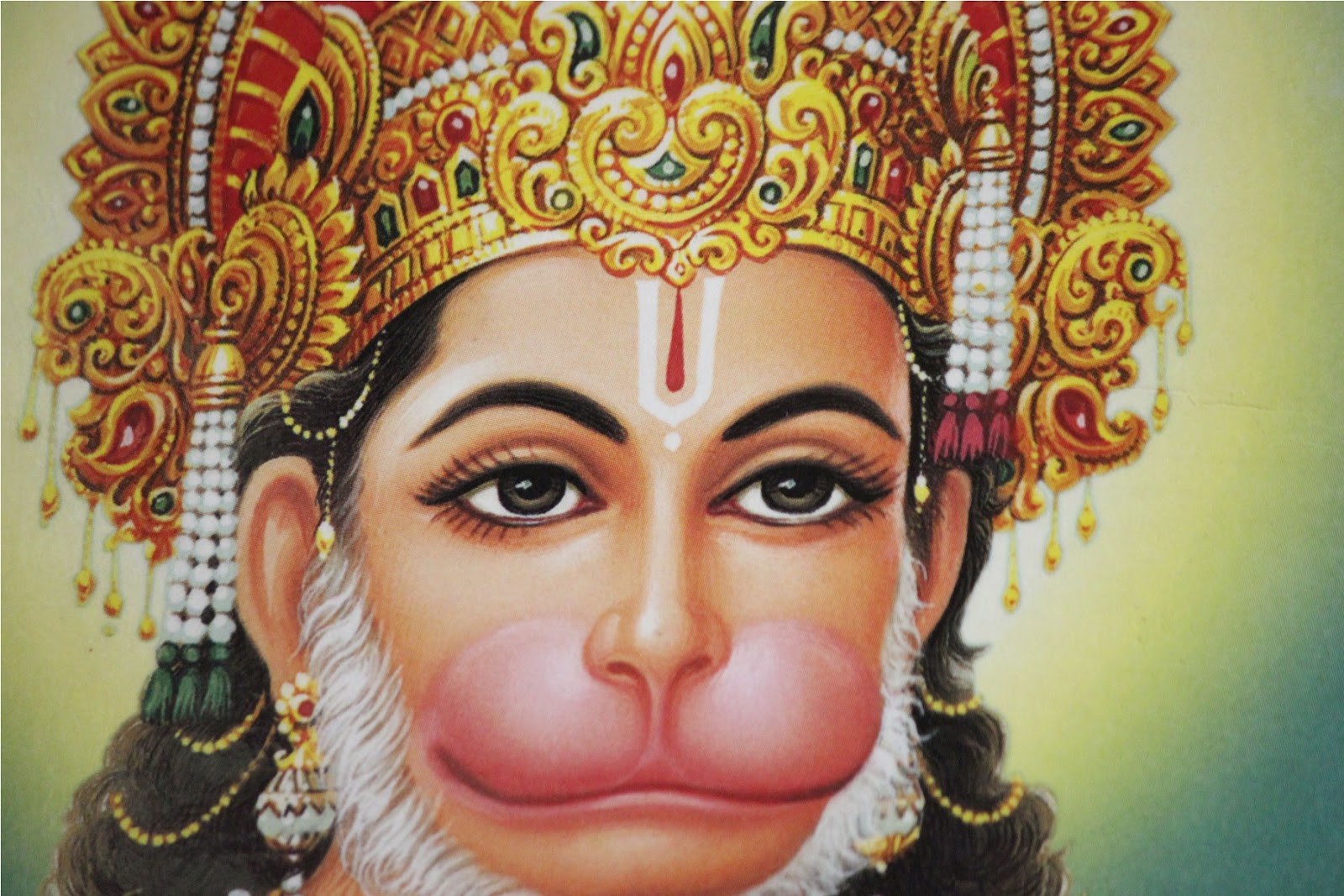 lord hanuman glow in the dark image  Hanuman images