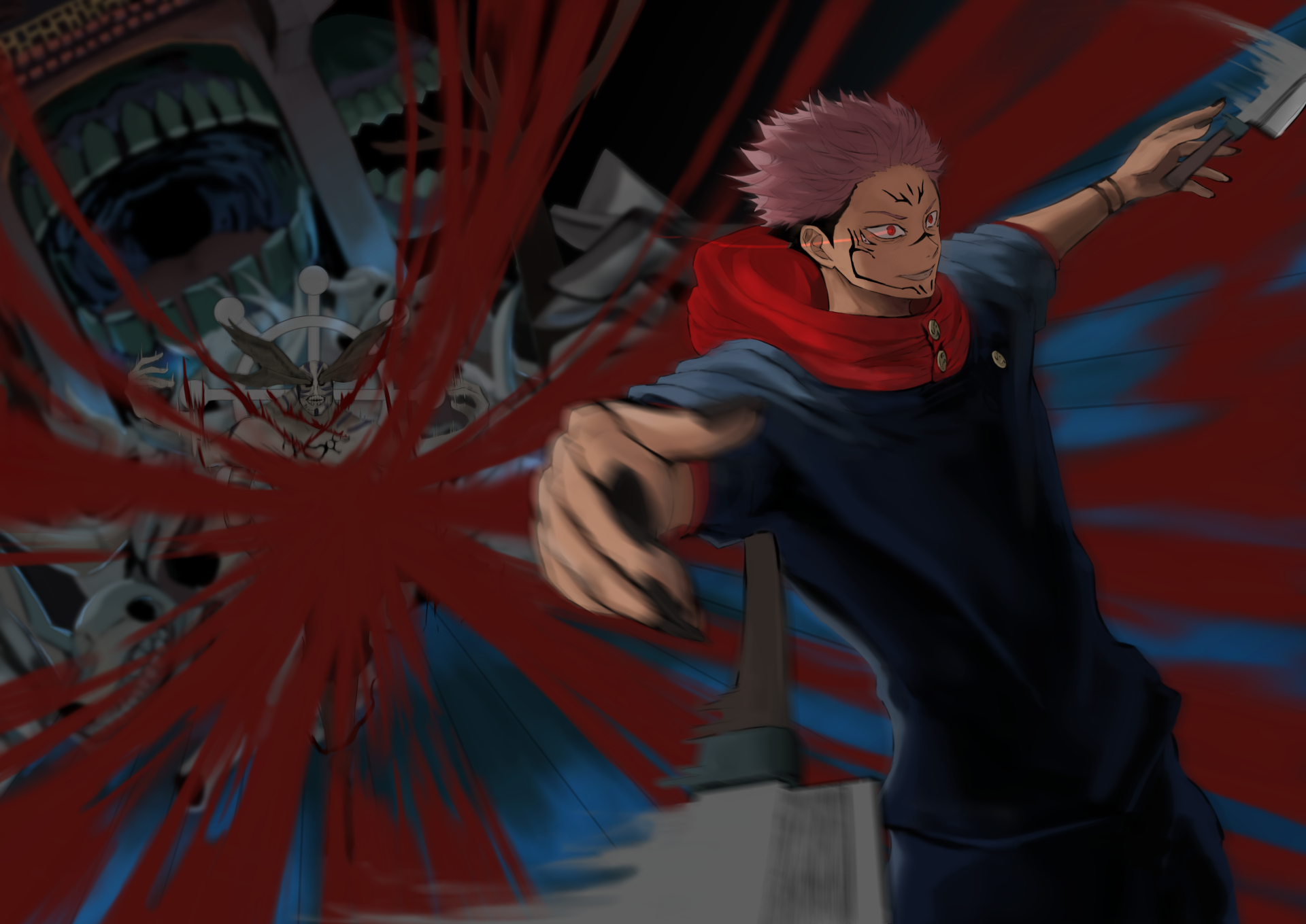 Sukuna Unleashed Wallpaper