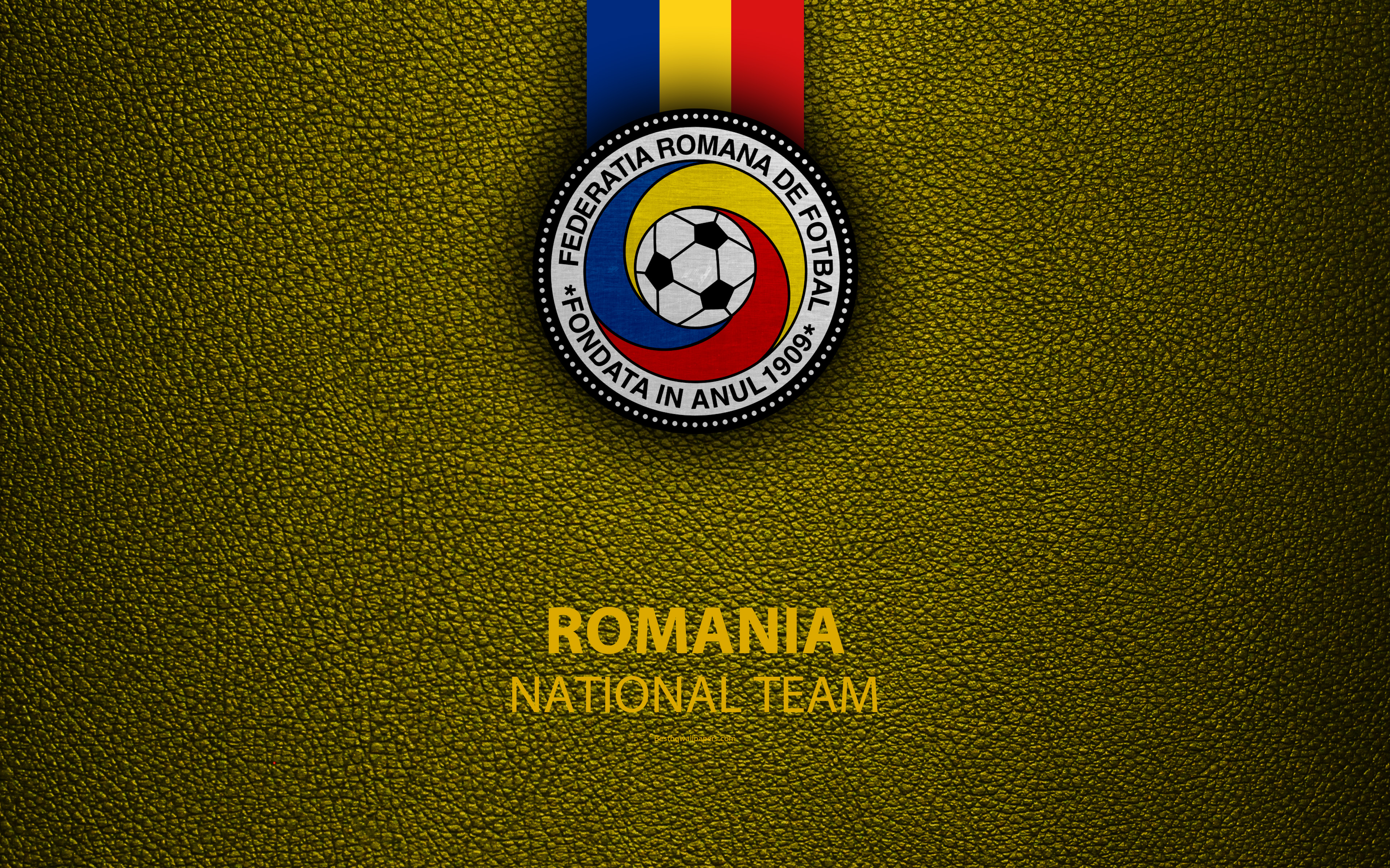 Wallpaper Romanian National Football Team 4k Leather
