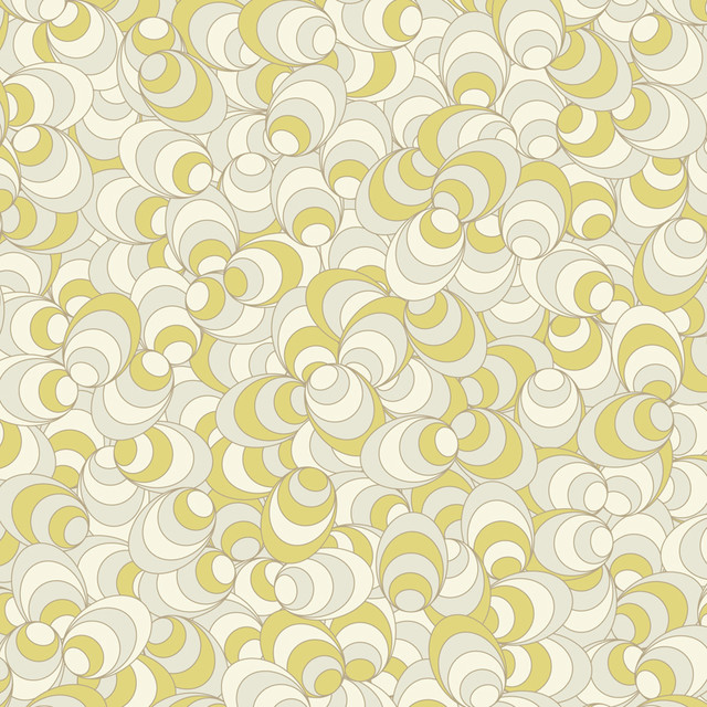 Beehive   Yellow Wall Mural   Contemporary   Wallpaper   by Murals