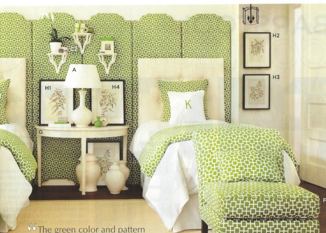 Suzanne Says The Green Color And Pattern Are Layered In With