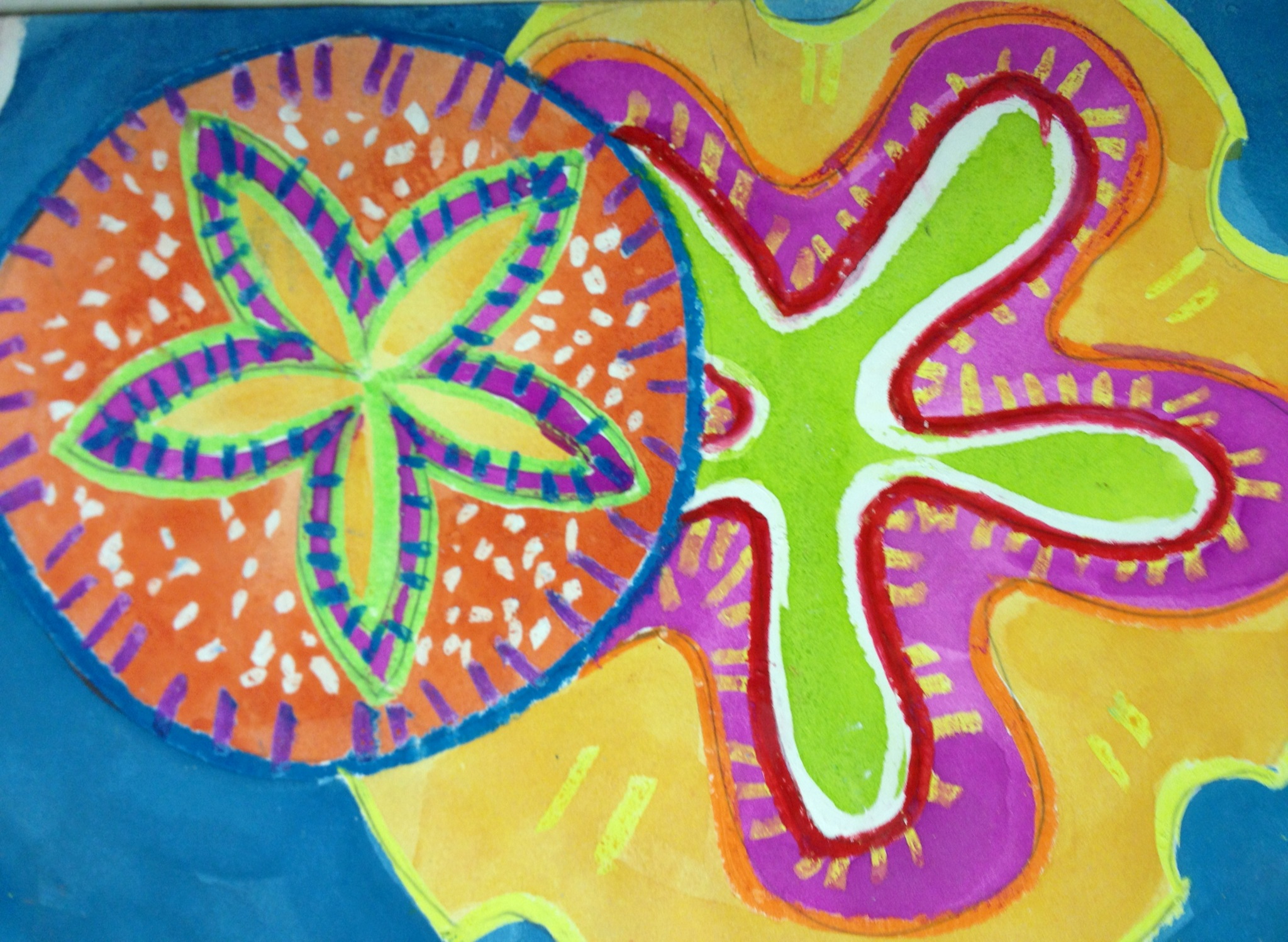 Download Sand Dollar Paintings Sand dollar painting 3