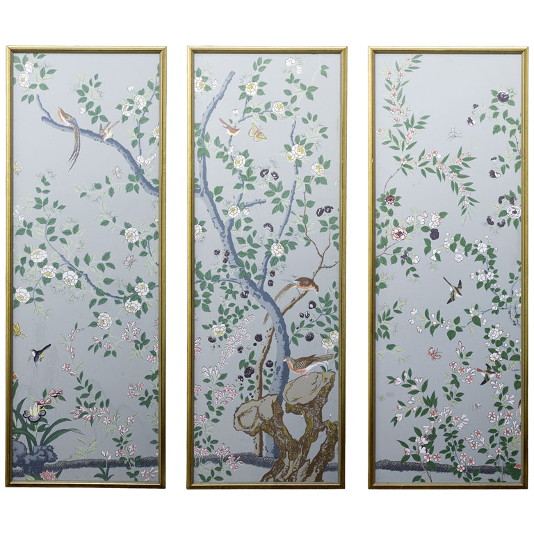 49 Chinoiserie Wallpaper Panels On Wallpapersafari
