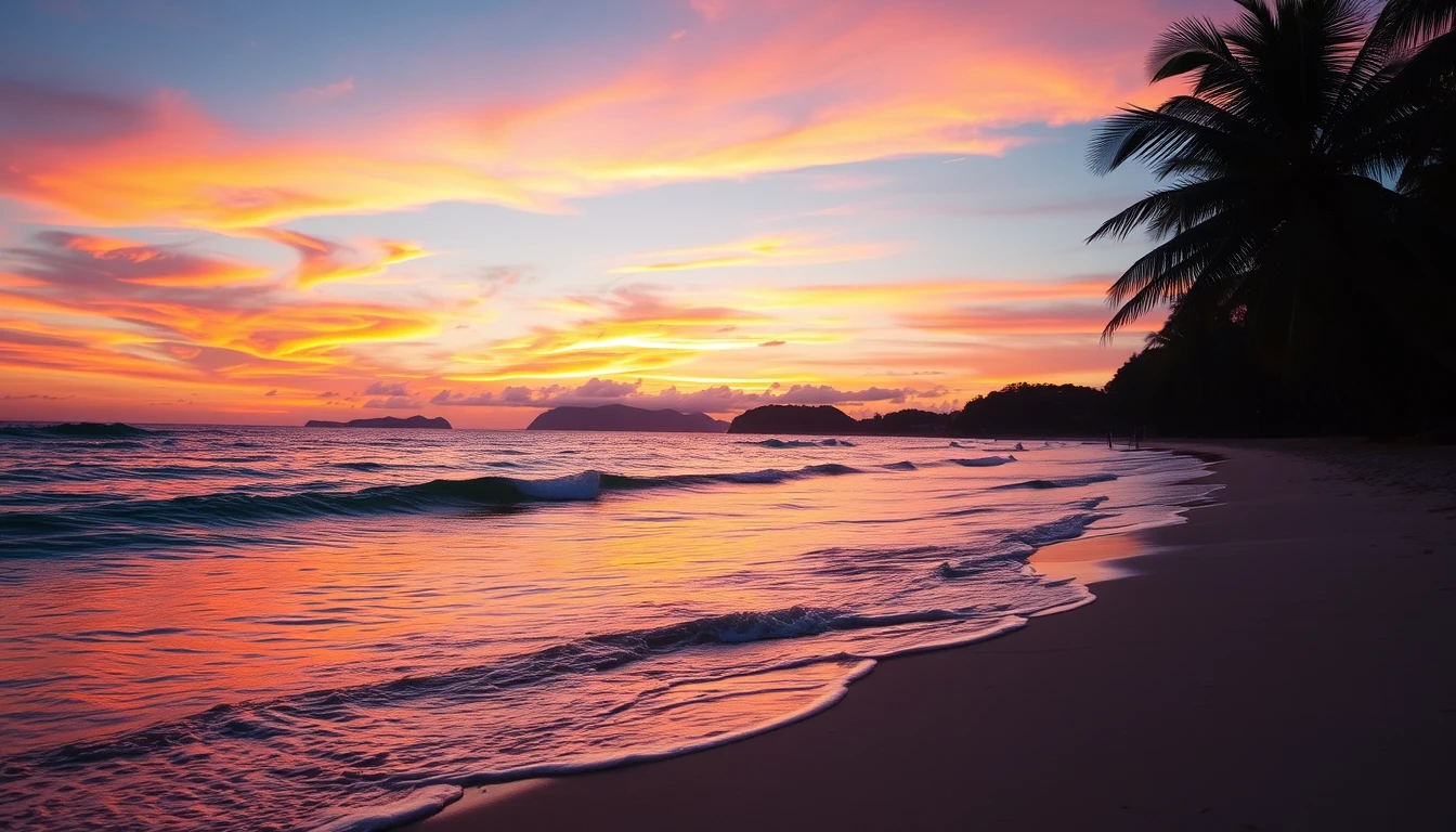Sunset Beach Wallpaper