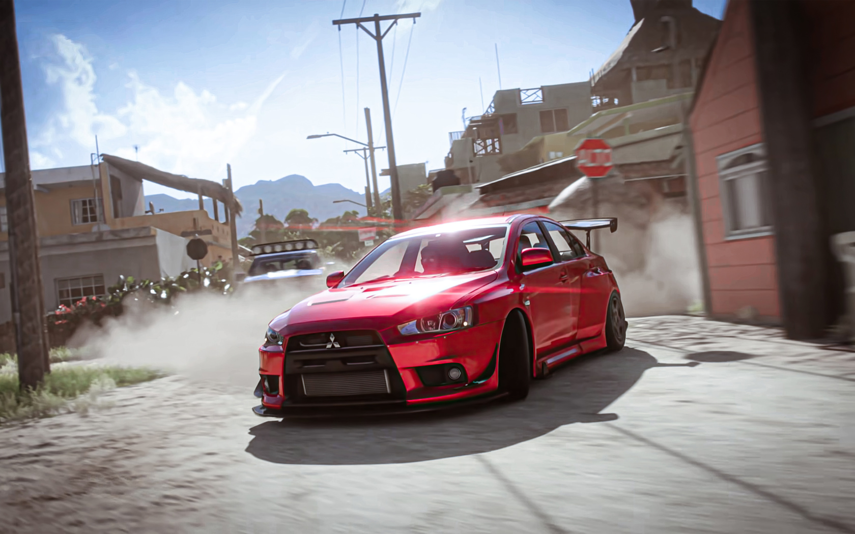 Forza Horizon Mitsubishi Lancer Evo X Wallpaper Resolution HD 4k