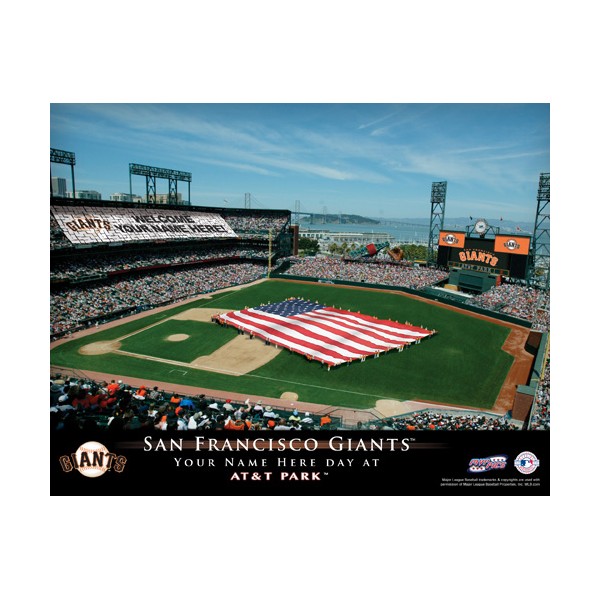 The San Francisco Giants Stadium Print Is Ideal For Any Landmark