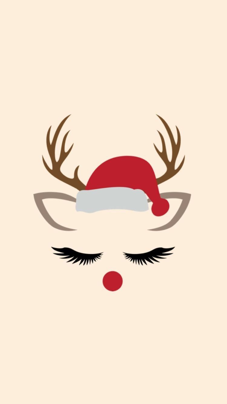 Cute Reindeer Wallpaper iPhone
