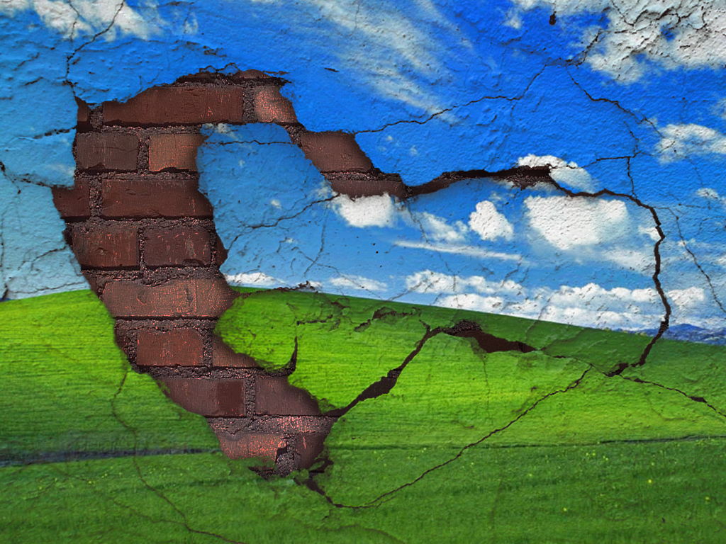 Windows Xp Wallpaper Brick Wall