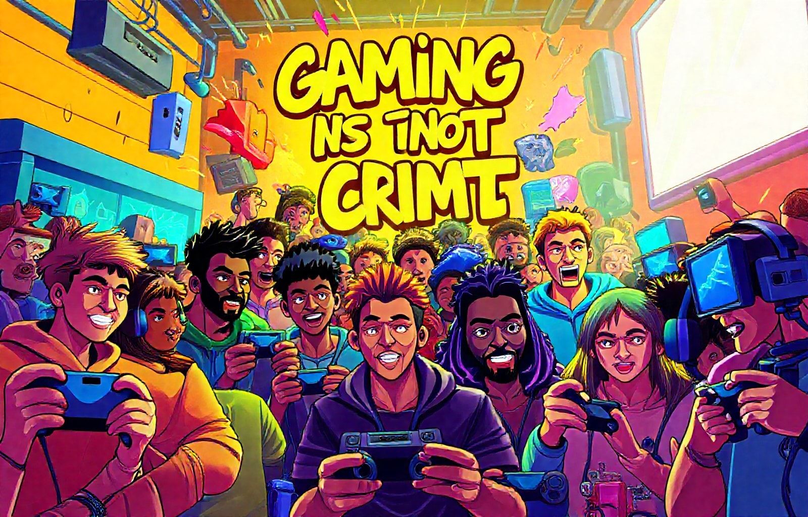 Gaming Is Not A Crime Wallpaper