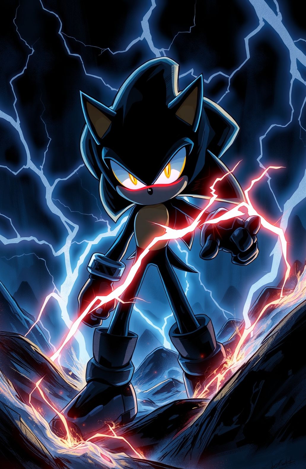 Dark Sonic Wallpaper