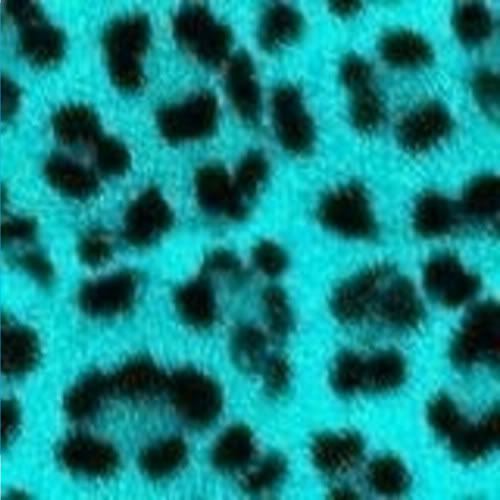 Colorful Animal Print Wallpaper Leopard Blue