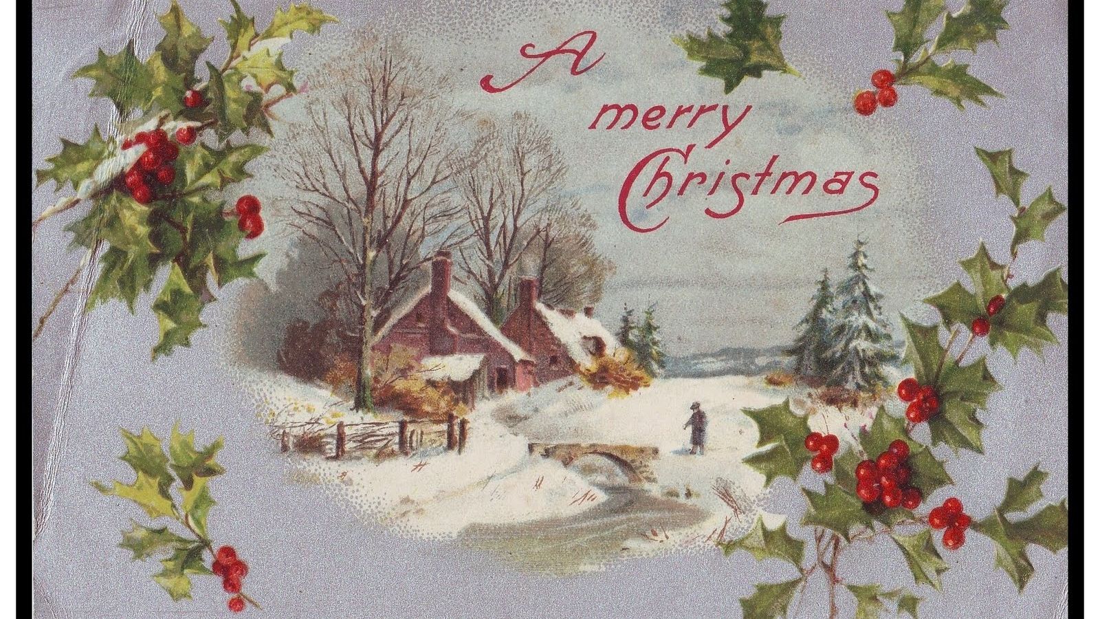 Vintage Christmas Desktop Wallpaper 4k HD
