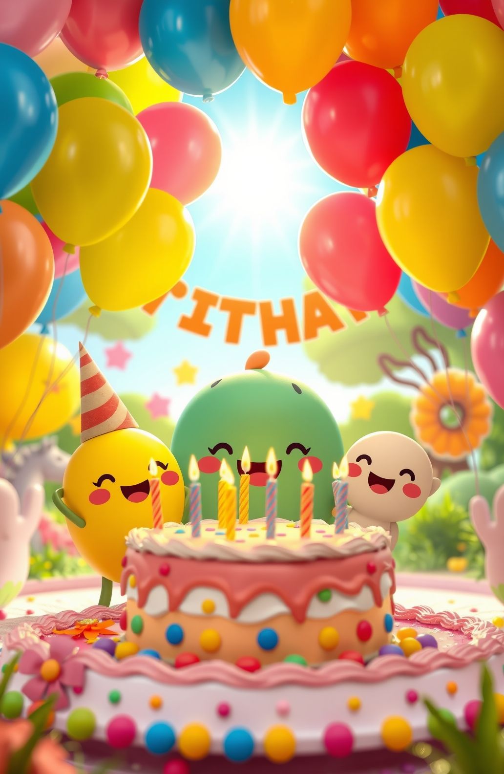 Cocomelon Happy BirtHDay Wallpaper