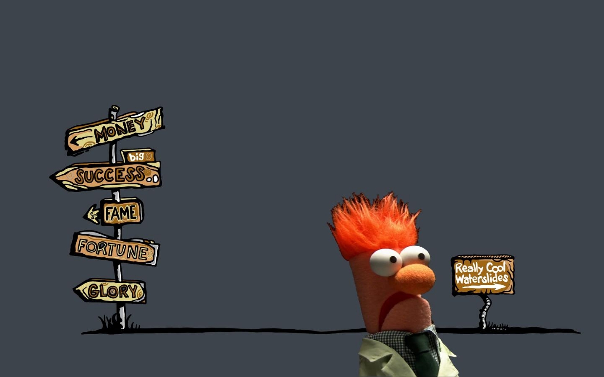 Beaker Muppets Desktop Wallpaper