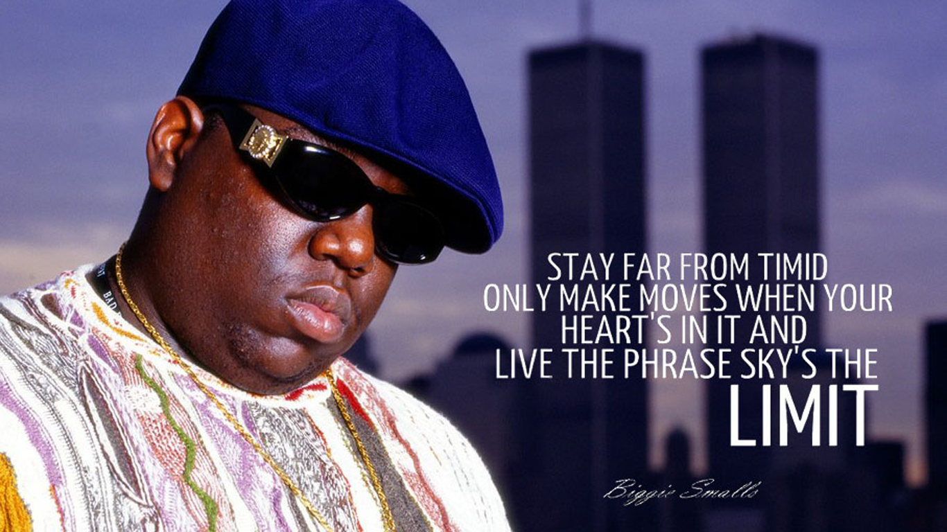 Biggie Smalls Skys The Limit Wallpaper and Background