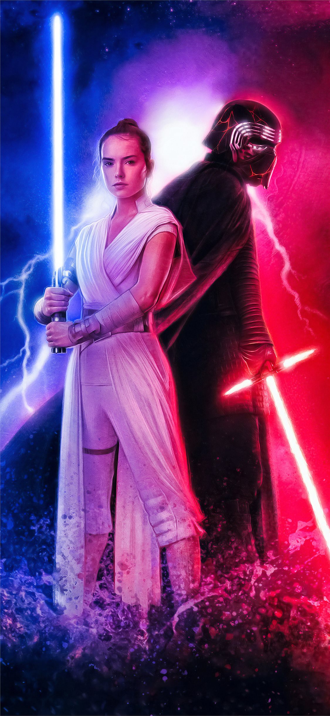 Star Wars The Rise Of Skywalker Poster iPhone X Wallpaper