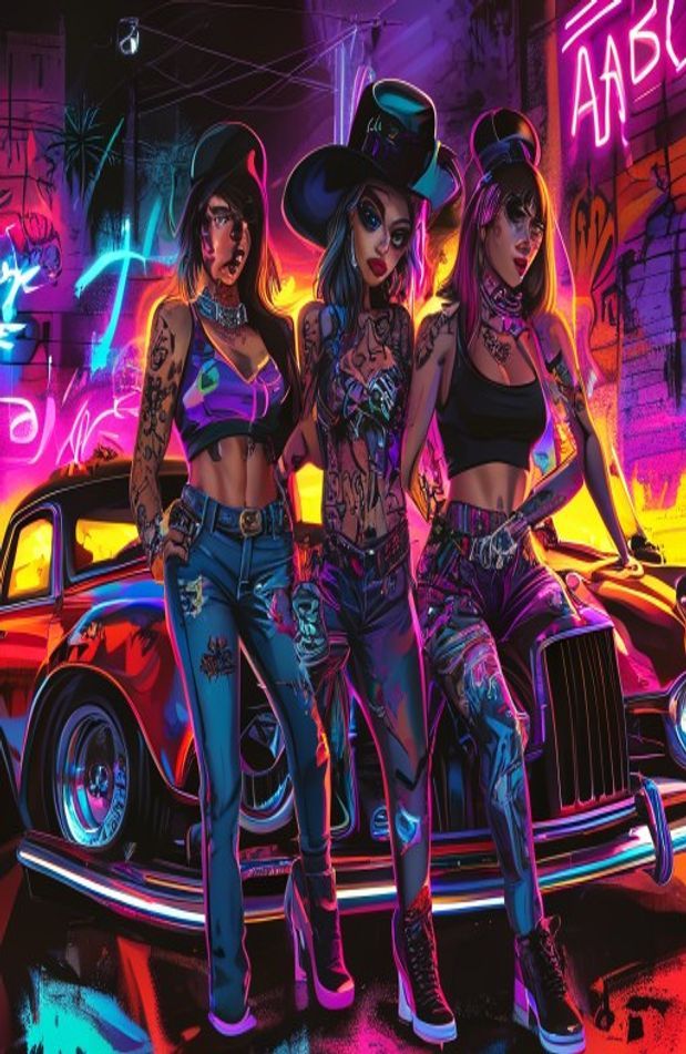 Rat Rod Girls Wallpaper