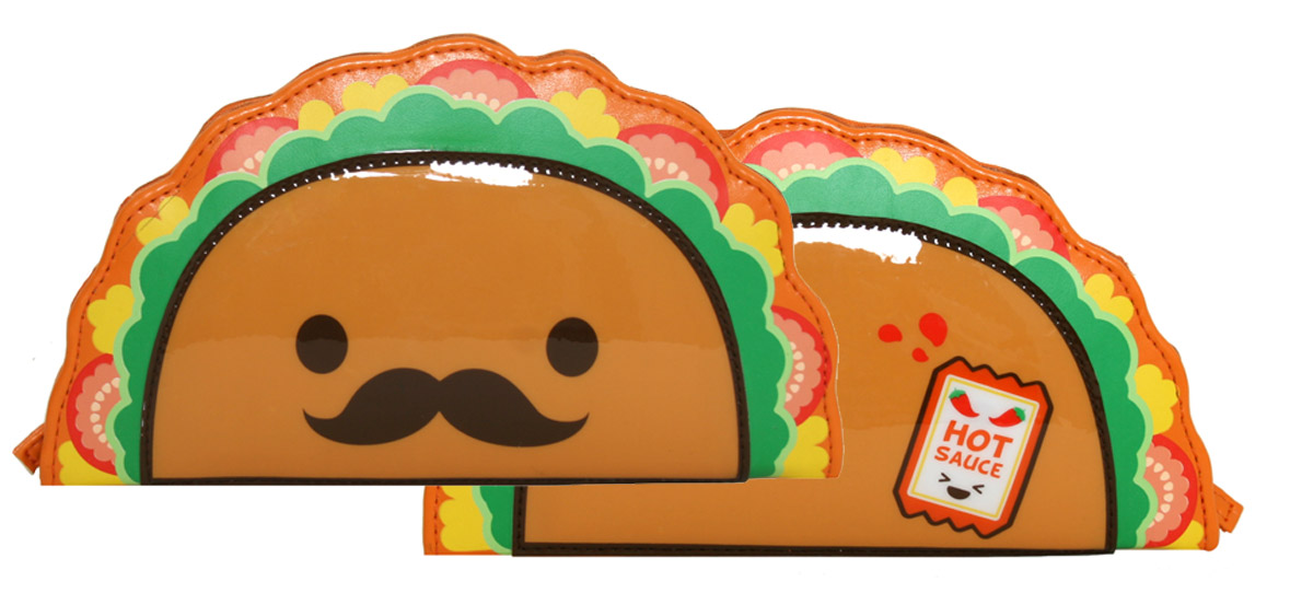 Free download Animated Tacos With Mustaches Taco wallet awesome die cut for...