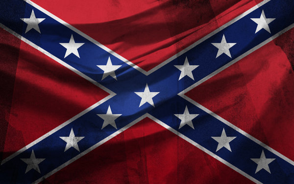 Rebel Flag with Texture by metfuel 600x375
