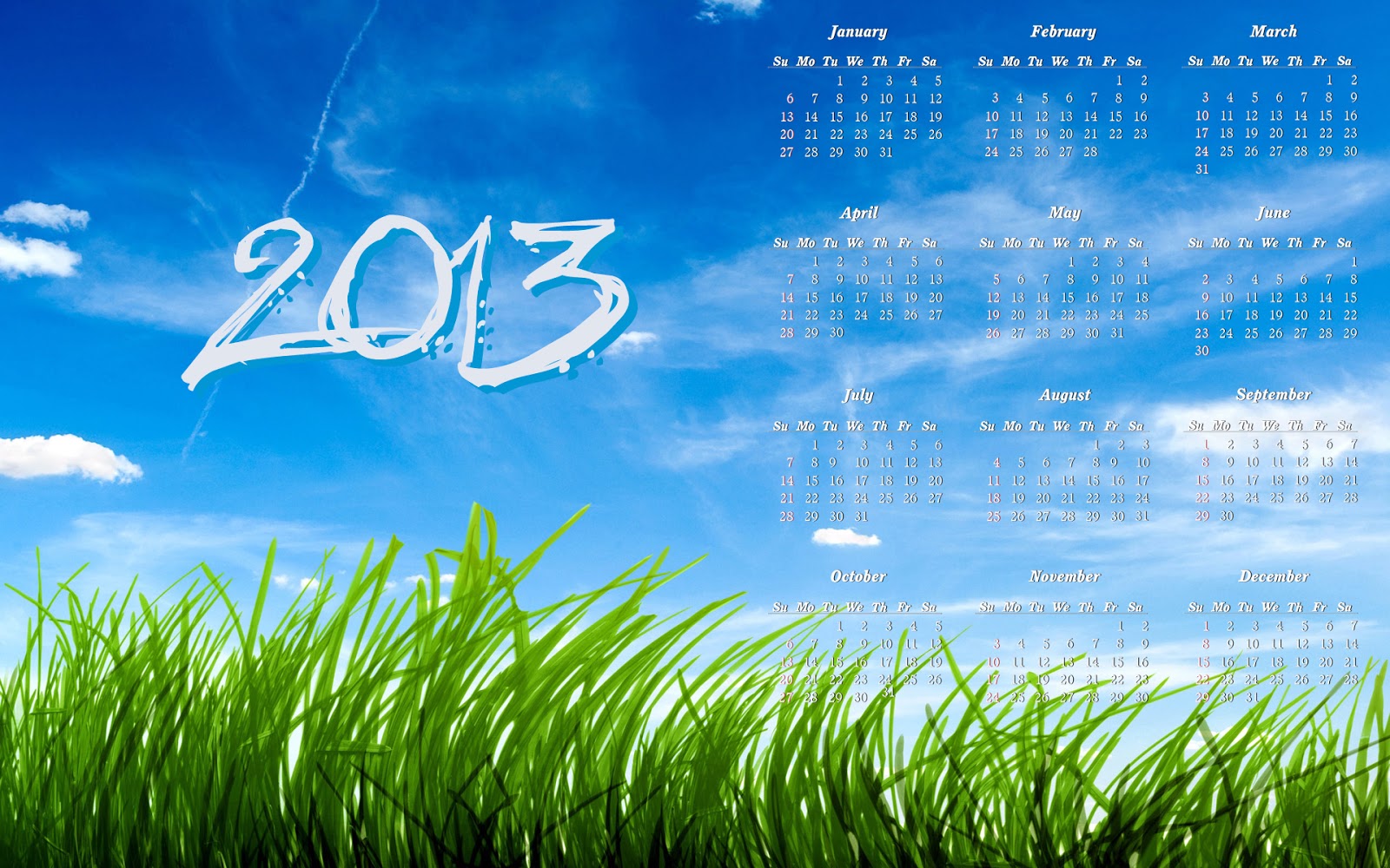 New Year Calendar Desktop