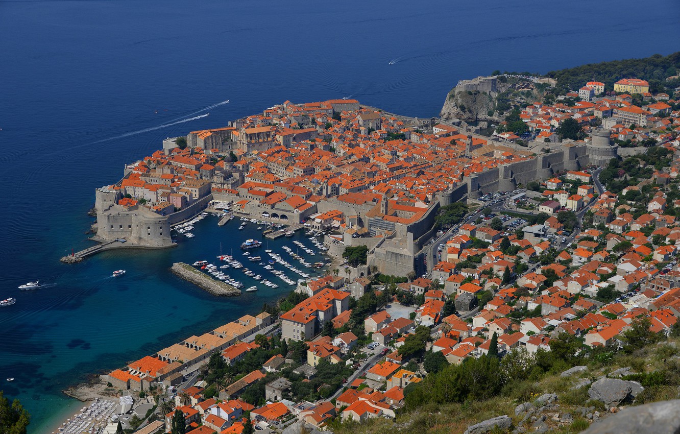 Wallpaper Sea Home Panorama Croatia Dubrovnik Image For