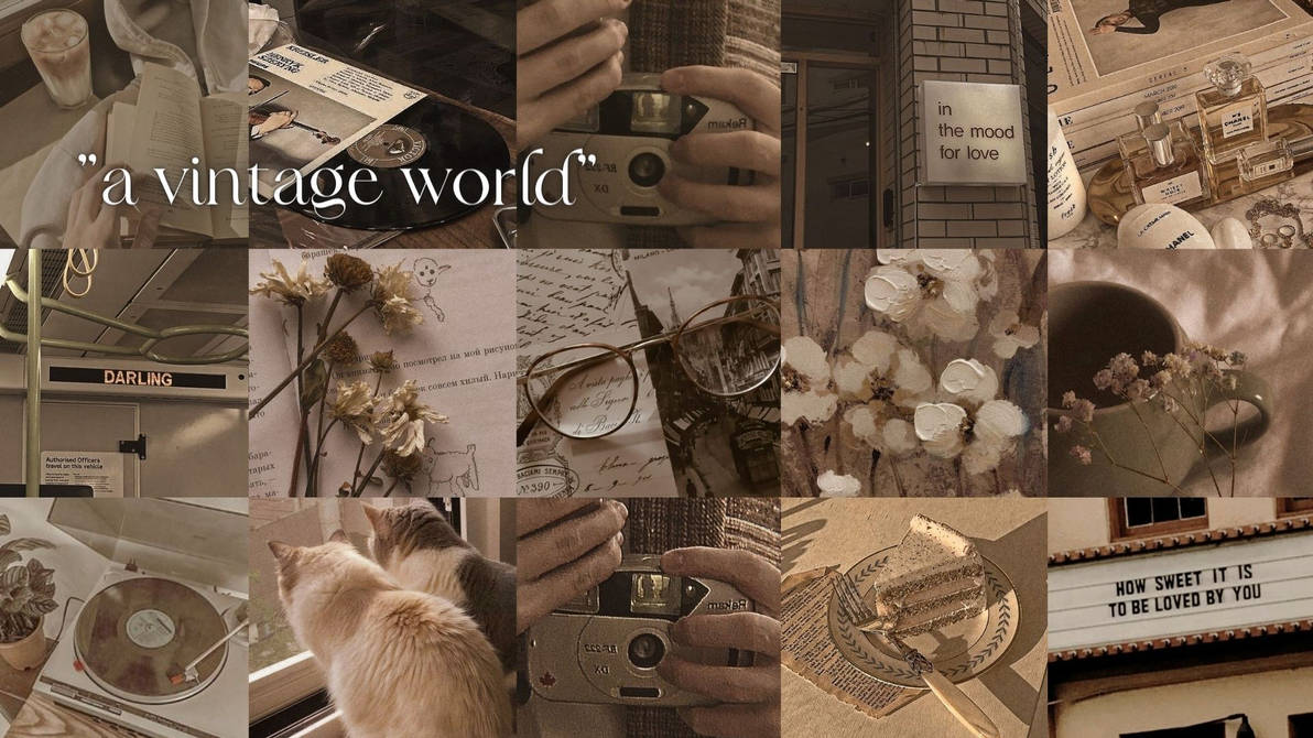 Vintage Aesthetic Desktop Wallpaper By Franzhere