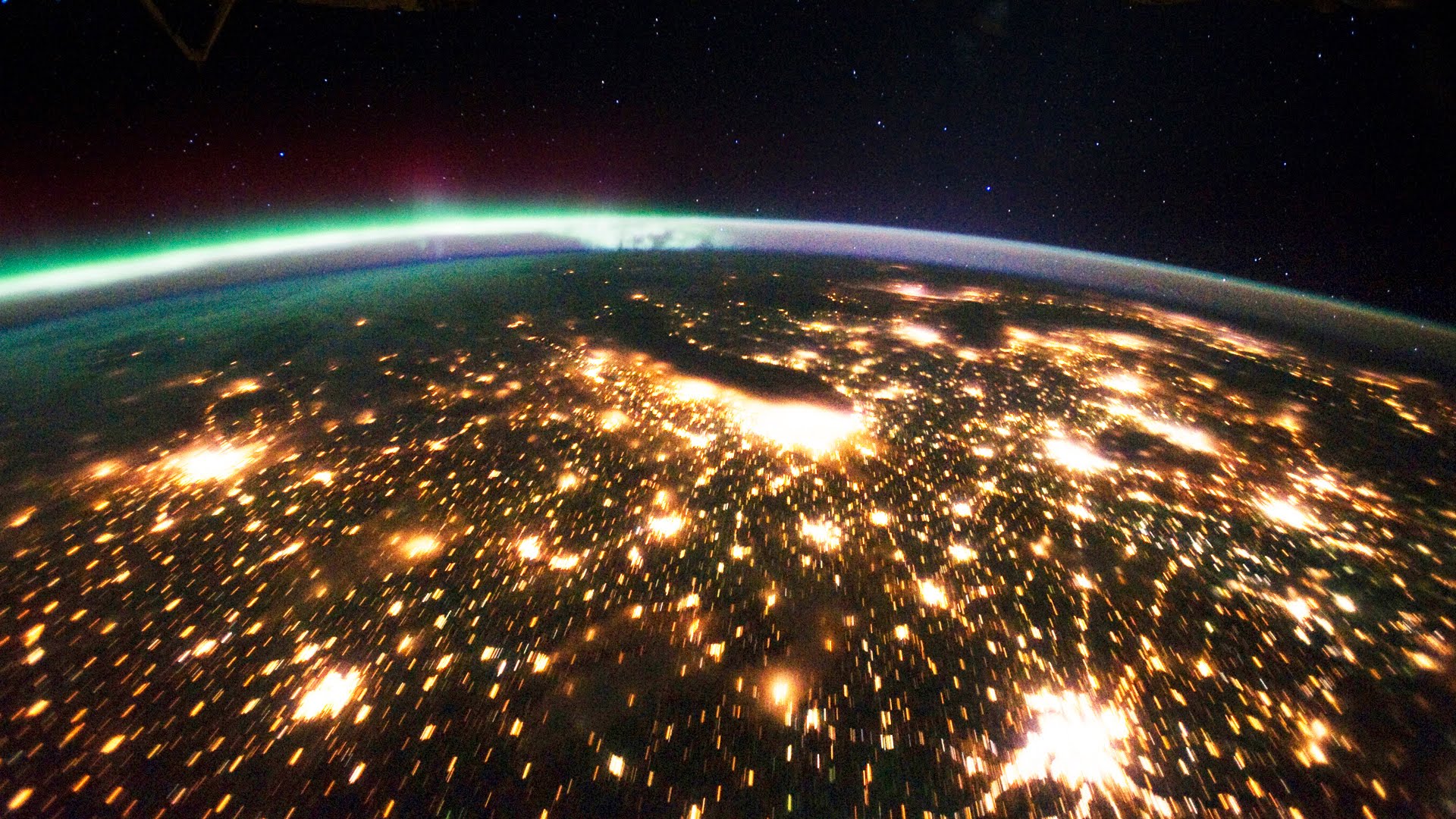 Earth At Night From Space HD Wallpaper Seen