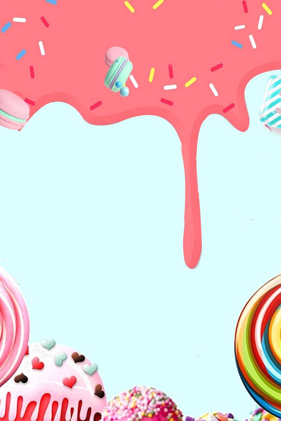 Vector Cartoon Illustration Birthday Cake Poster Background Material  Wallpaper Image For Free Download - Pngtree | Cartoon illustration, Food background  wallpapers, Cake background