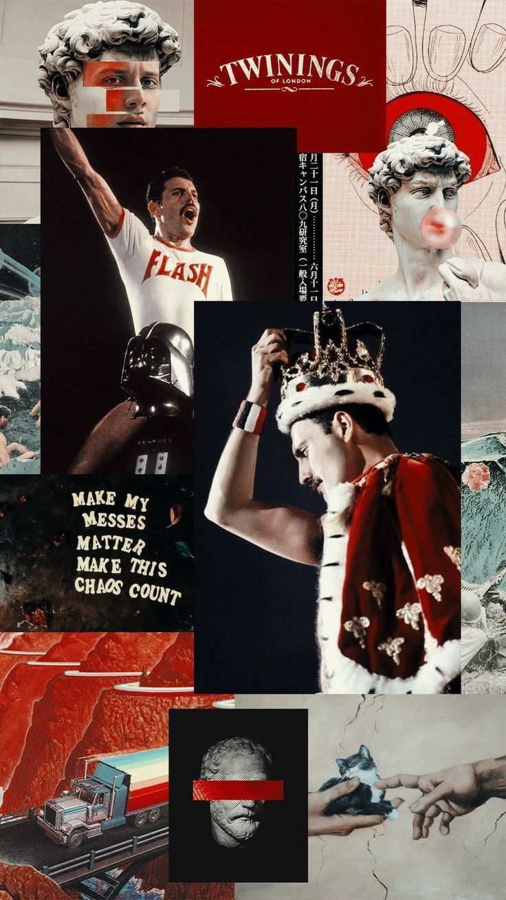 Wallpaper Inspired In Rock Band Queen Freddie Mercury Papeis