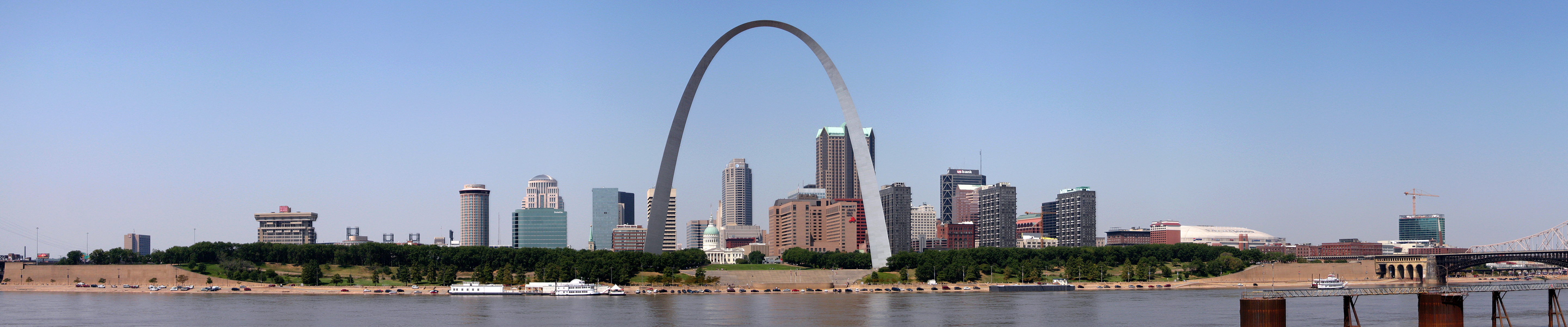 St Louis Gateway Arch Missouri Wallpaper Background