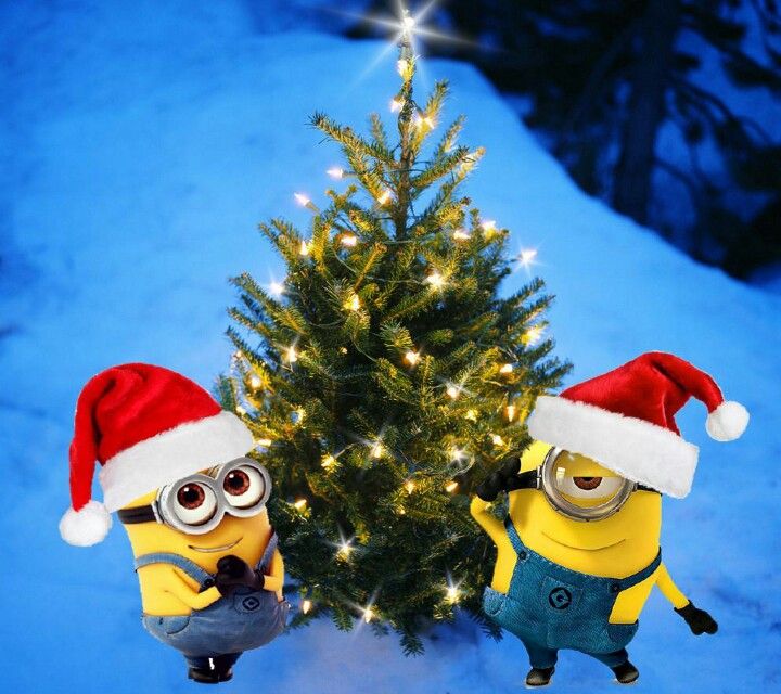 Minion Christmas Wallpaper  Download to your mobile from PHONEKY