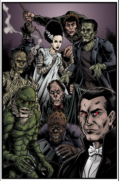 Universal Monsters by Tollbooth10 402x612