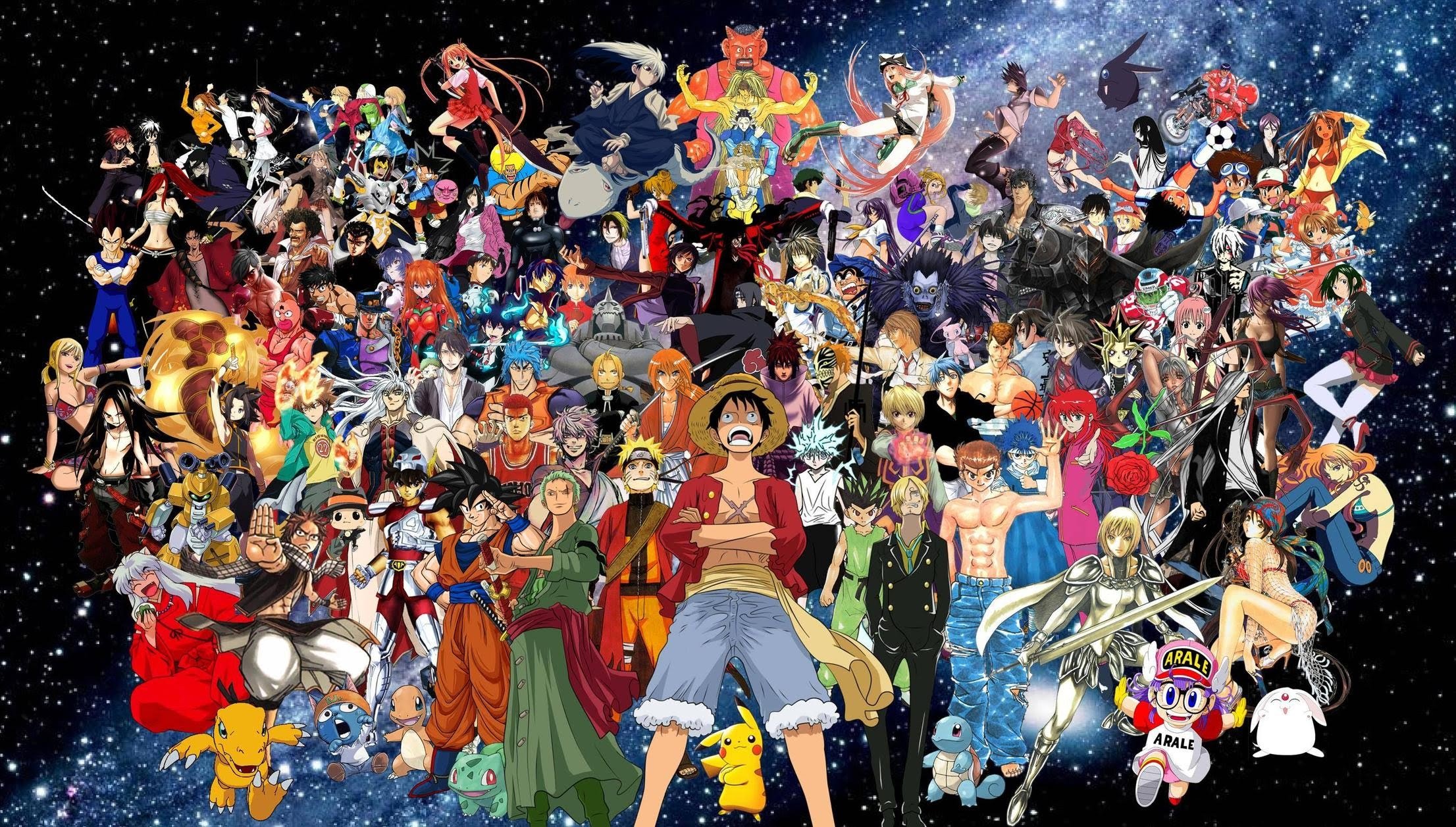 All Anime Characters HD Wallpaper