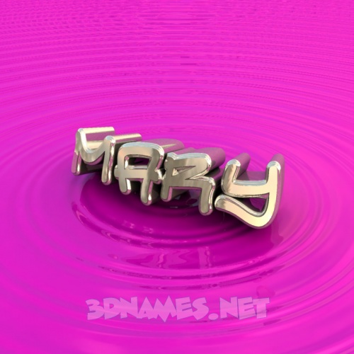 Preview of Pink Graffiti for name Mary
