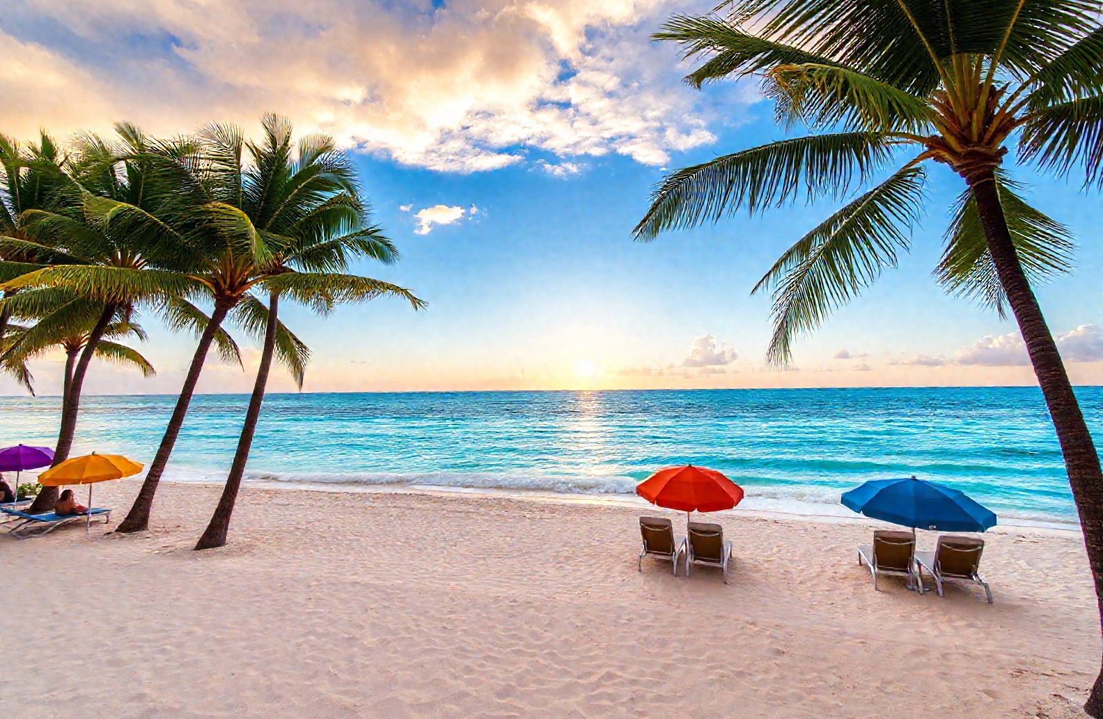 Beach Resort Wallpaper