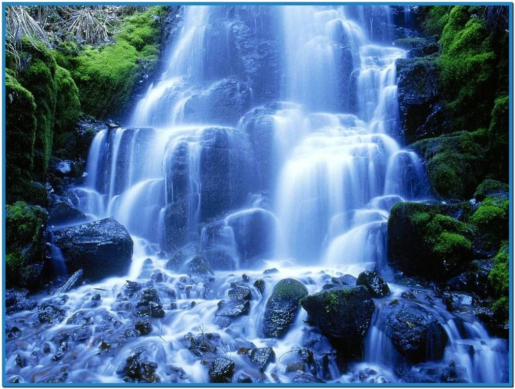 Waterfall screensaver with sound mac   Download free