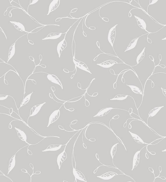 Contemporary Toile Wallpaper Loose Leaf By Wallpaperyourworld