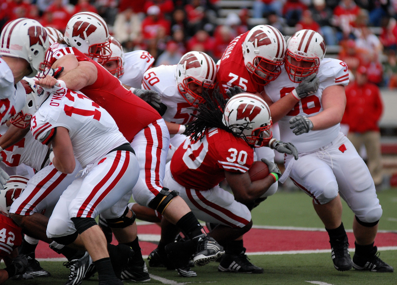 Of Wisconsin Badgers Spring Game Football Picture