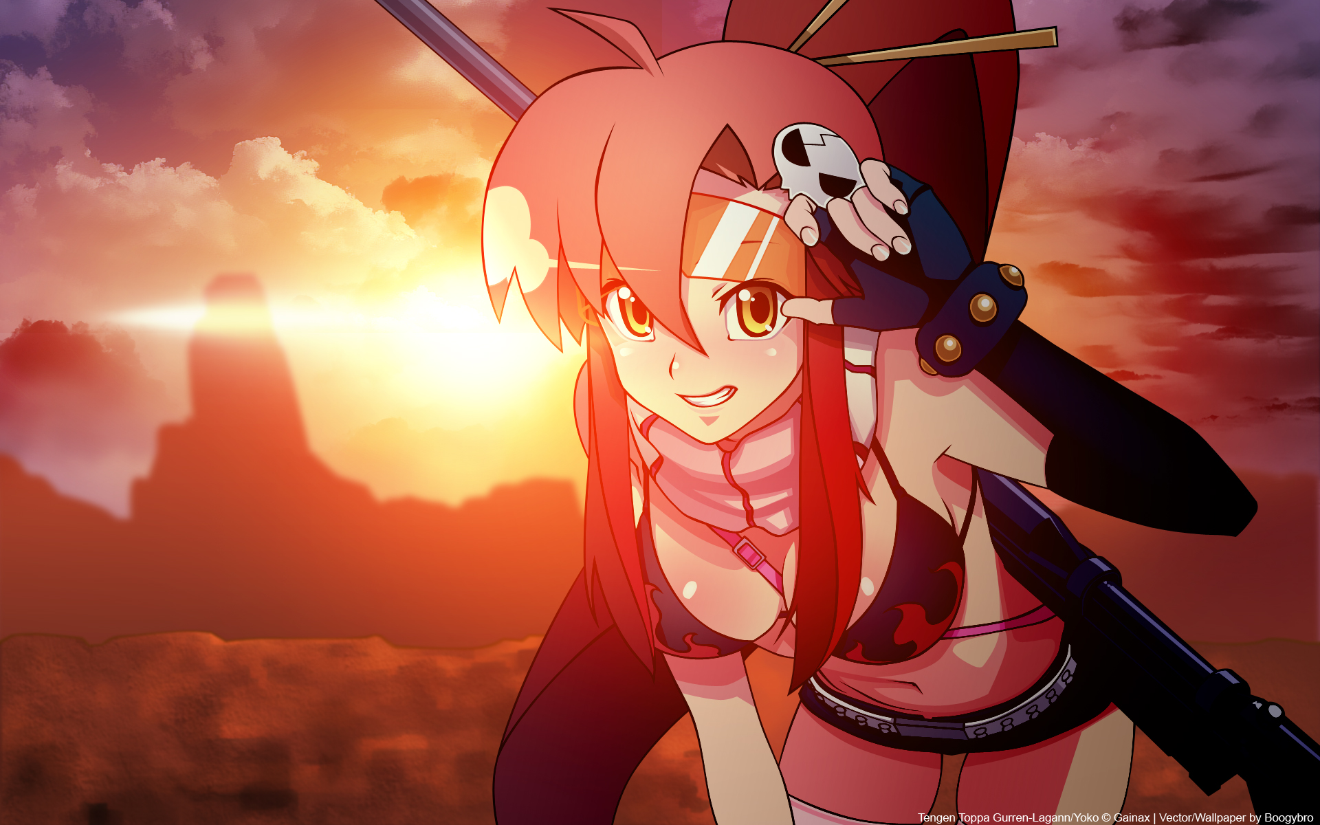 Tengen Toppa Gurren Lagann Yoko Littner Konachan