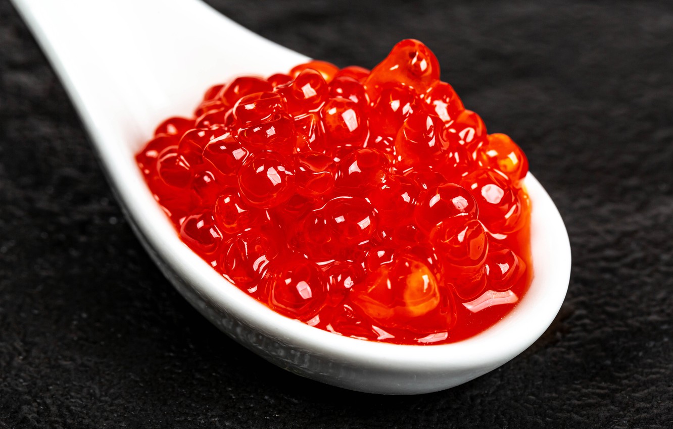 Free download Wallpaper macro background spoon red caviar images for