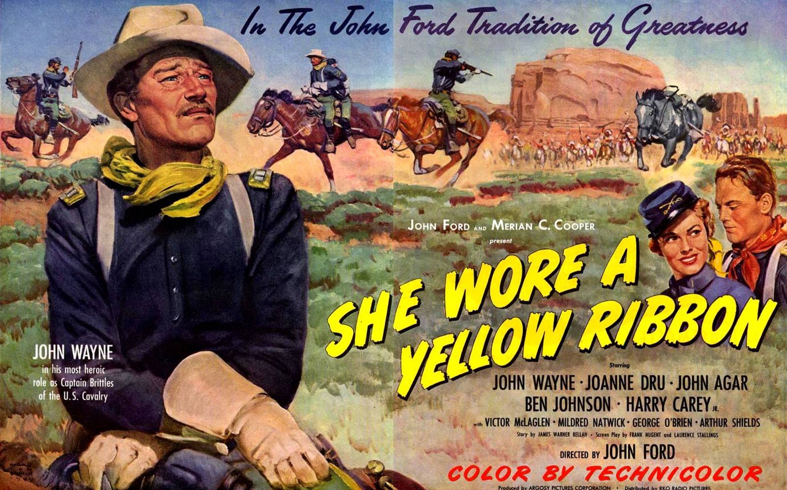 Yellow Ribbon Is A American Western Film Directed By John Ford