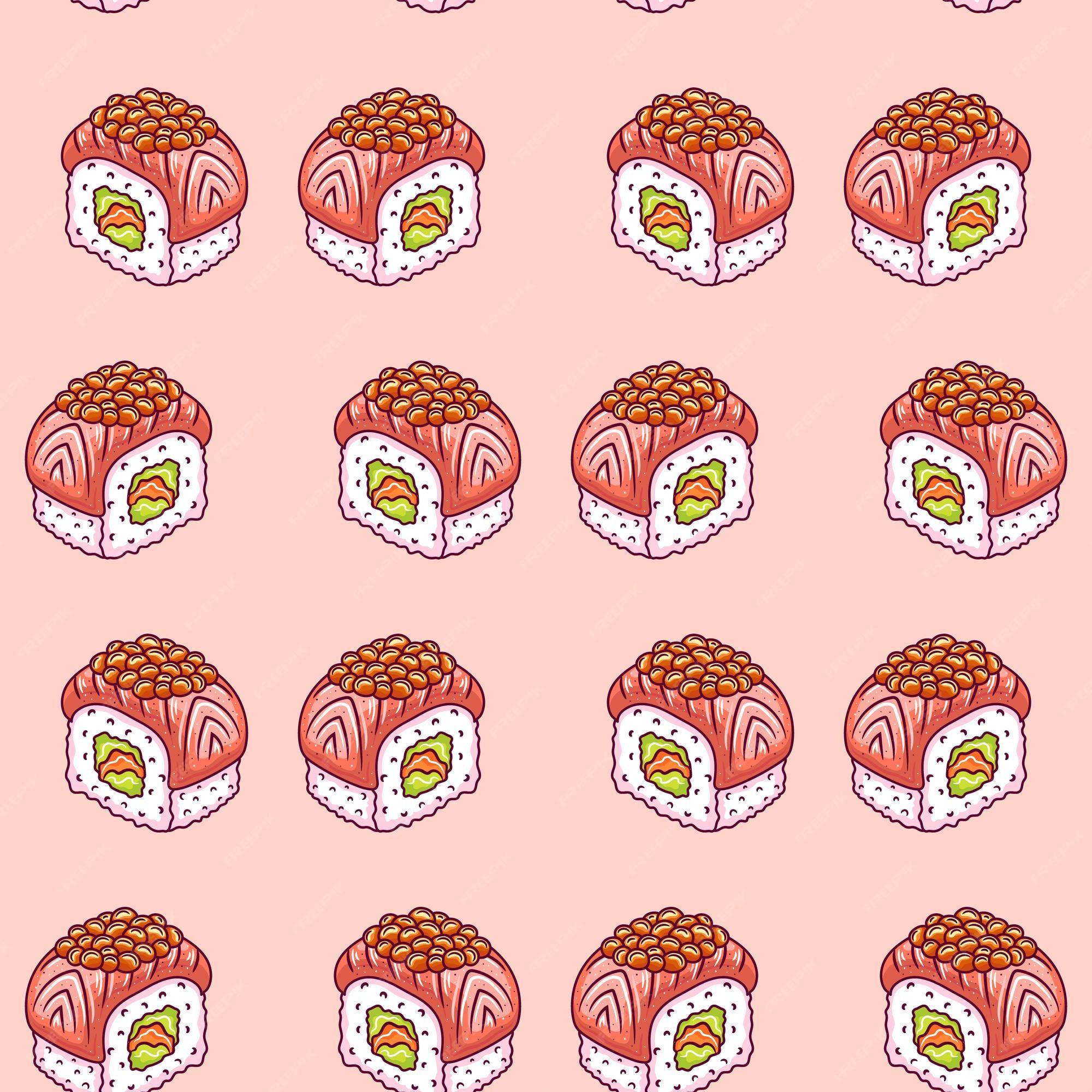 Premium Vector Seamless Pattern Background With Bright Cute