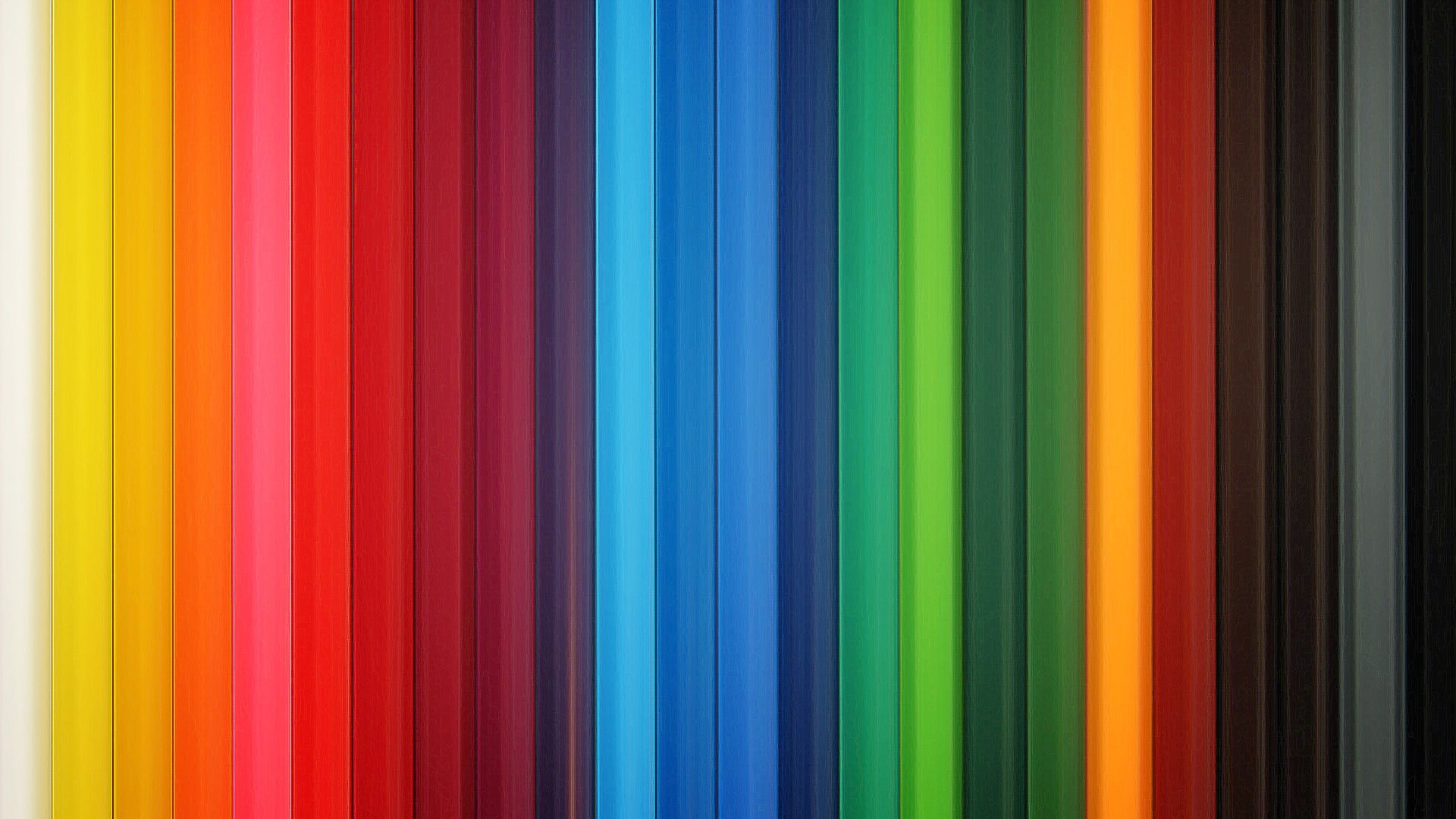 3840x2160 Wallpaper colorful stripes rainbow vertical
